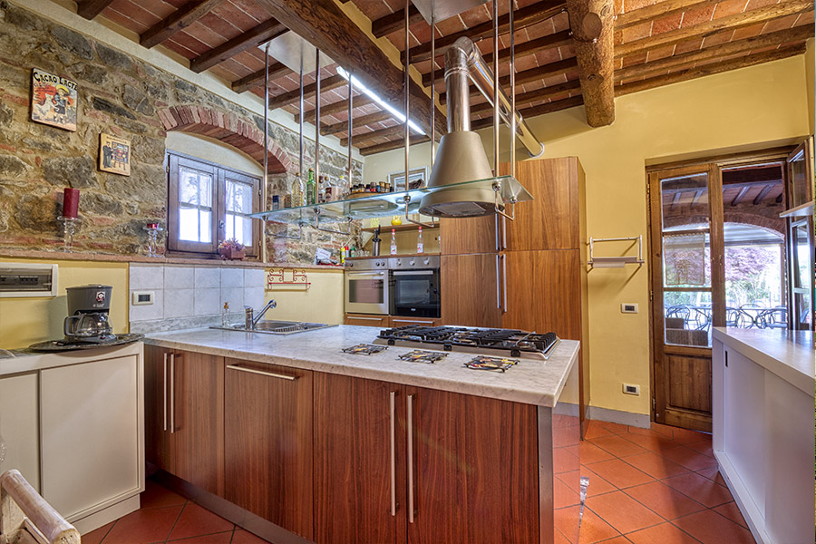 Ampia Cucina della villa in toscana